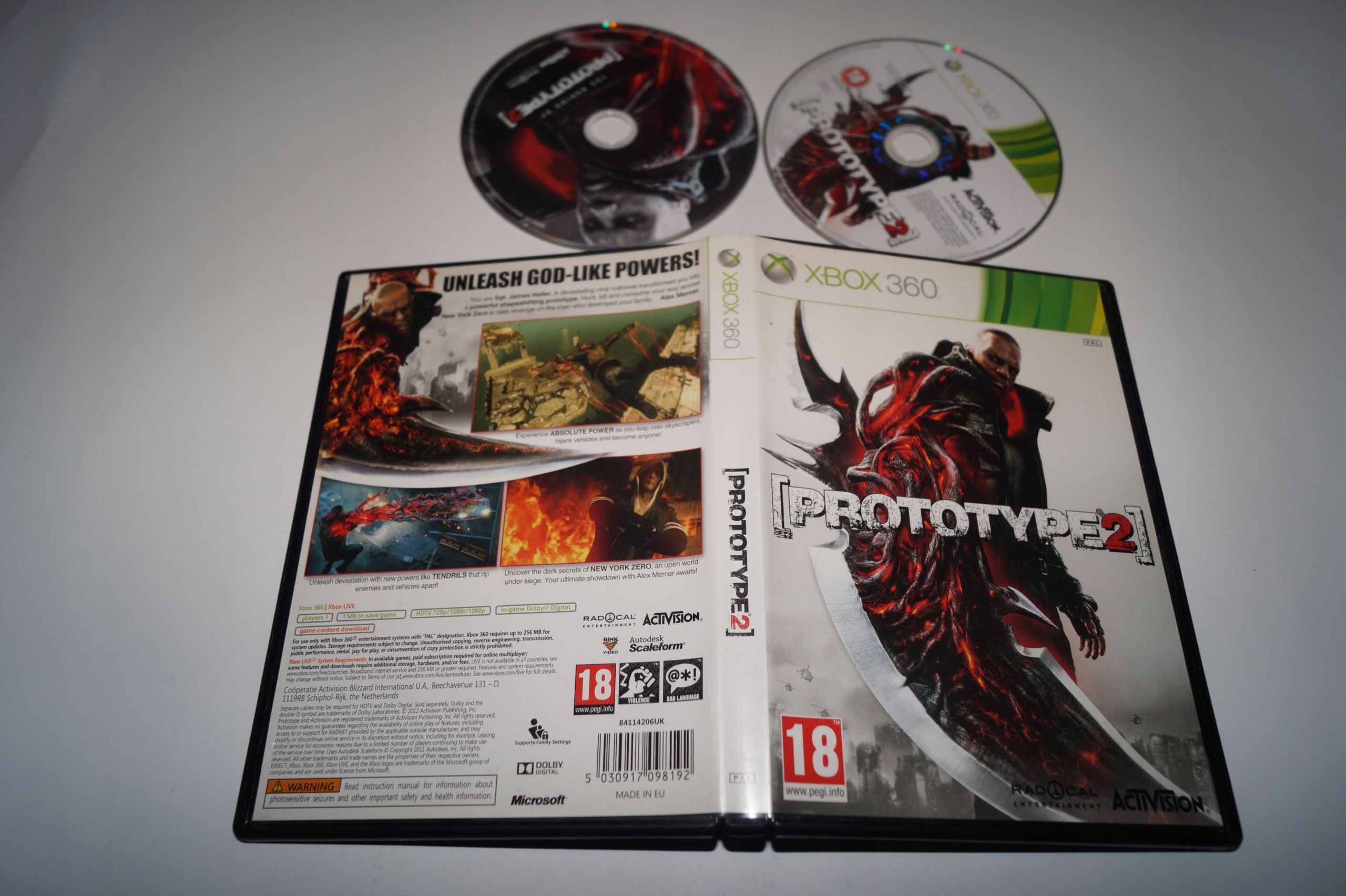 Prototype 2 Microsoft Xbox 360 + Płyta Making Of