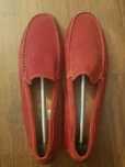 Mocassins camurça vermelhas n° 43