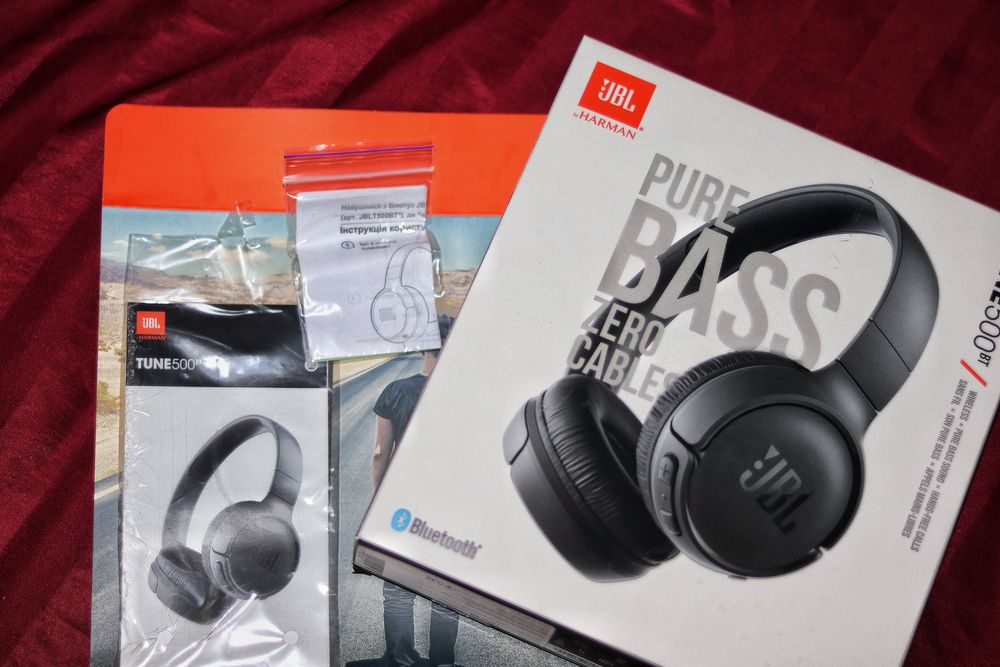 JBL Tune 500BT – бездротові навушники, як нові