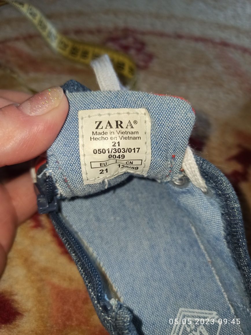 Фірмові дитячі мокасини zara baby