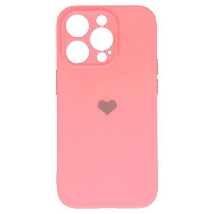 Vennus Silicone Heart Case Do Iphone 12 Pro Wzór 1 Różowy