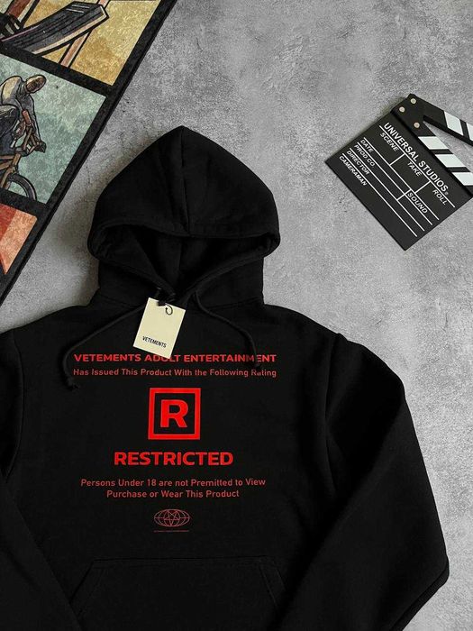 Худи Vetements restricted ветеменс