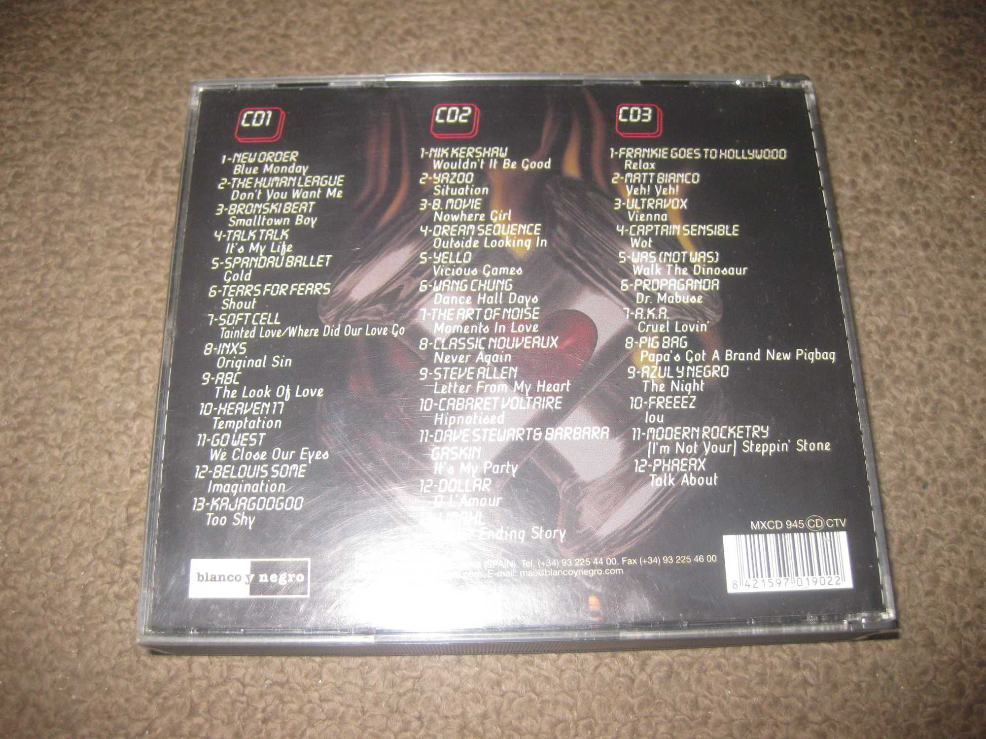 CD Triplo da Coletânea "I Love Tecno Pop"