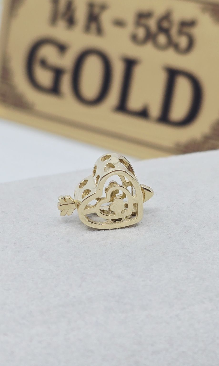 Złoty charms próba 585 14k