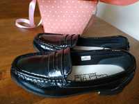Дитячі чорні лакові туфлі Comfort Plus. Розмір: 3 (англійський)_23 см.