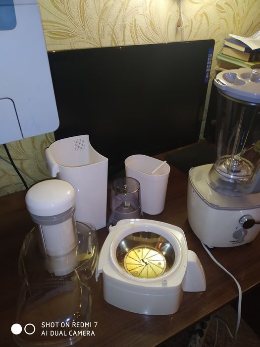 Комбайн 3 в 1. Соковыжималка,блендер, кофемолка. Alpari -4509 D