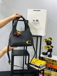 Сумка черная женская COACH Сумка Коач Клатч Кросс-боди Люкс качество