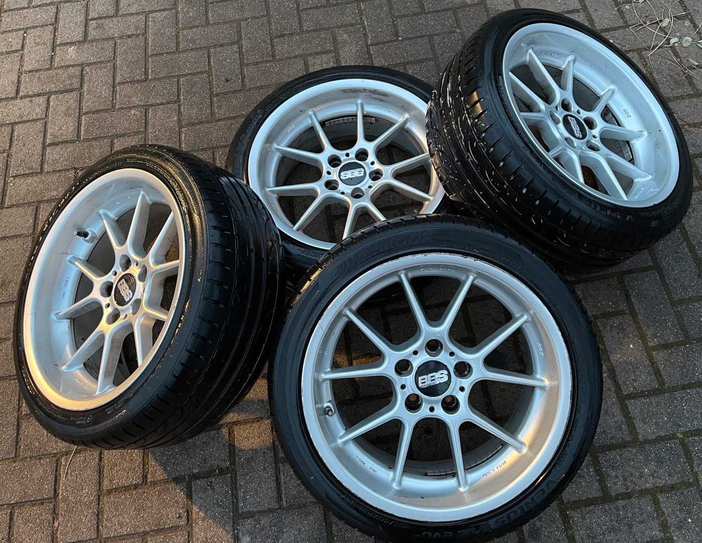 Felgi BBS RK002 8.5J ET13 R18 PCD 5x120 + Hankook Ventus V12 Evo2