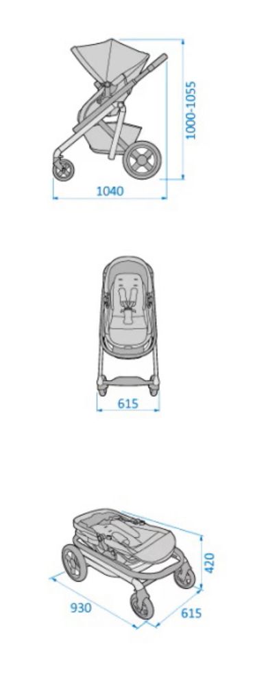 Bebe Confort Carrinho de Passeio Lila CP – Essential Graphite