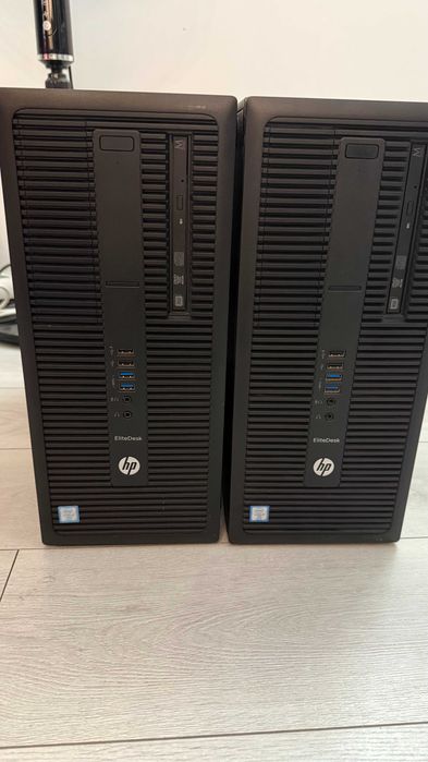 2x HP EliteDesk 800 G2 - bez dysków intel core i7 8gb ram