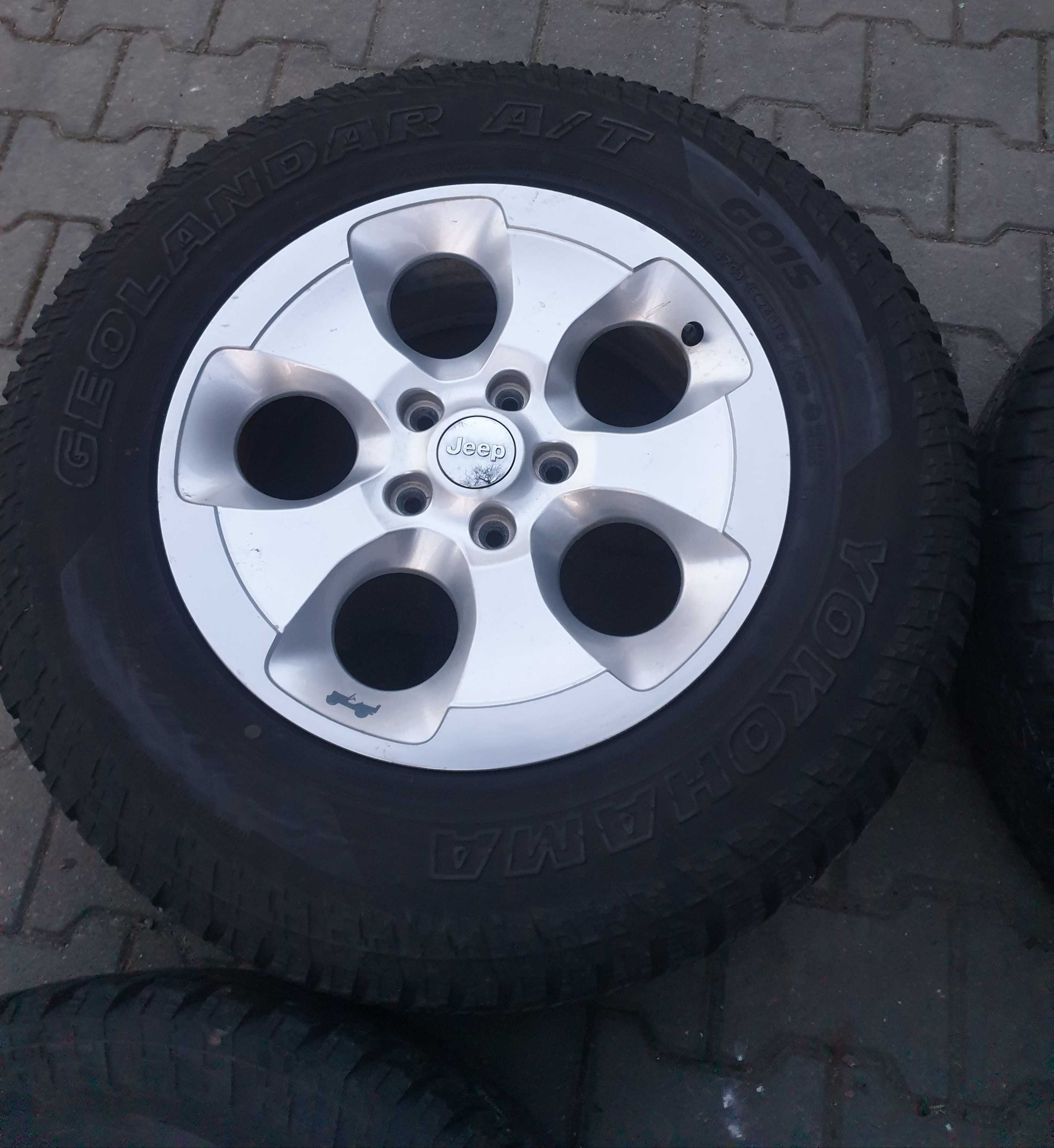 Alufelgi felgi koła Jeep Wrangler 18 cali opony a/t