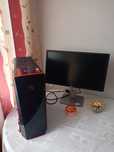 Komputer stacjonarny z monitorem RX 580 8 GIGA