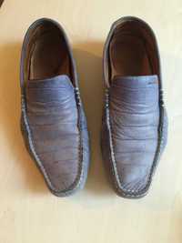 Кроссовки мокассины Santoni кожа р.41-41.5 size 8