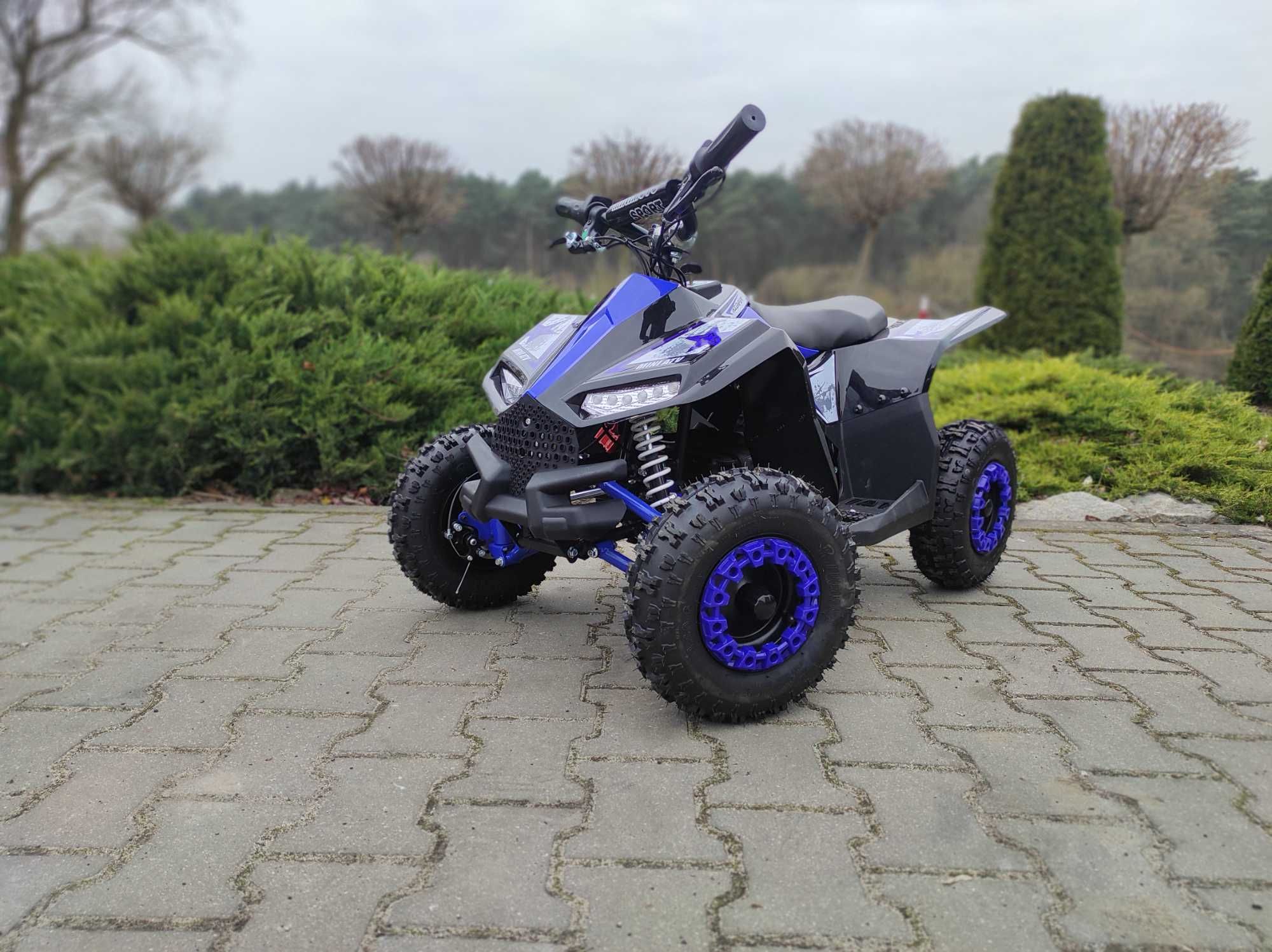 Quad na akumulator - Duży - Szybki 35km - 1000W silnik 48V