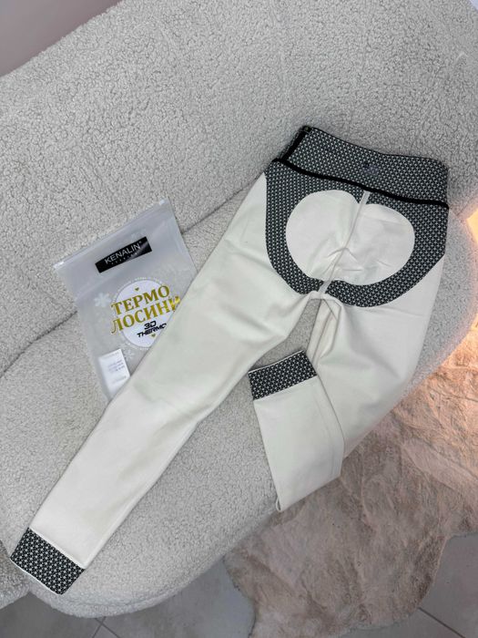 Термолосини чорні S M L XL утеплені утяжка не збільшуються в обʼємі