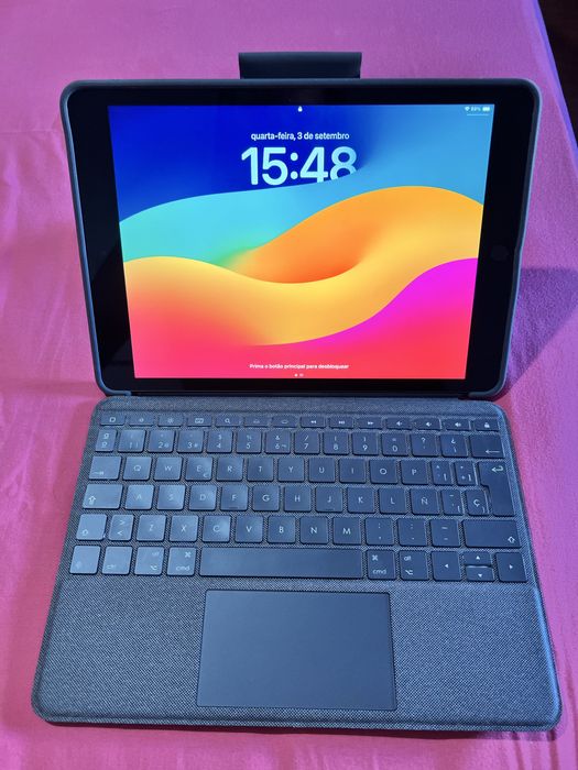 Ipad 9 Geração + Teclado Logitech Combo Touch