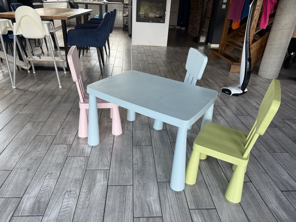 Stolik i krzeselka ikea dla dzieci cena za calosc