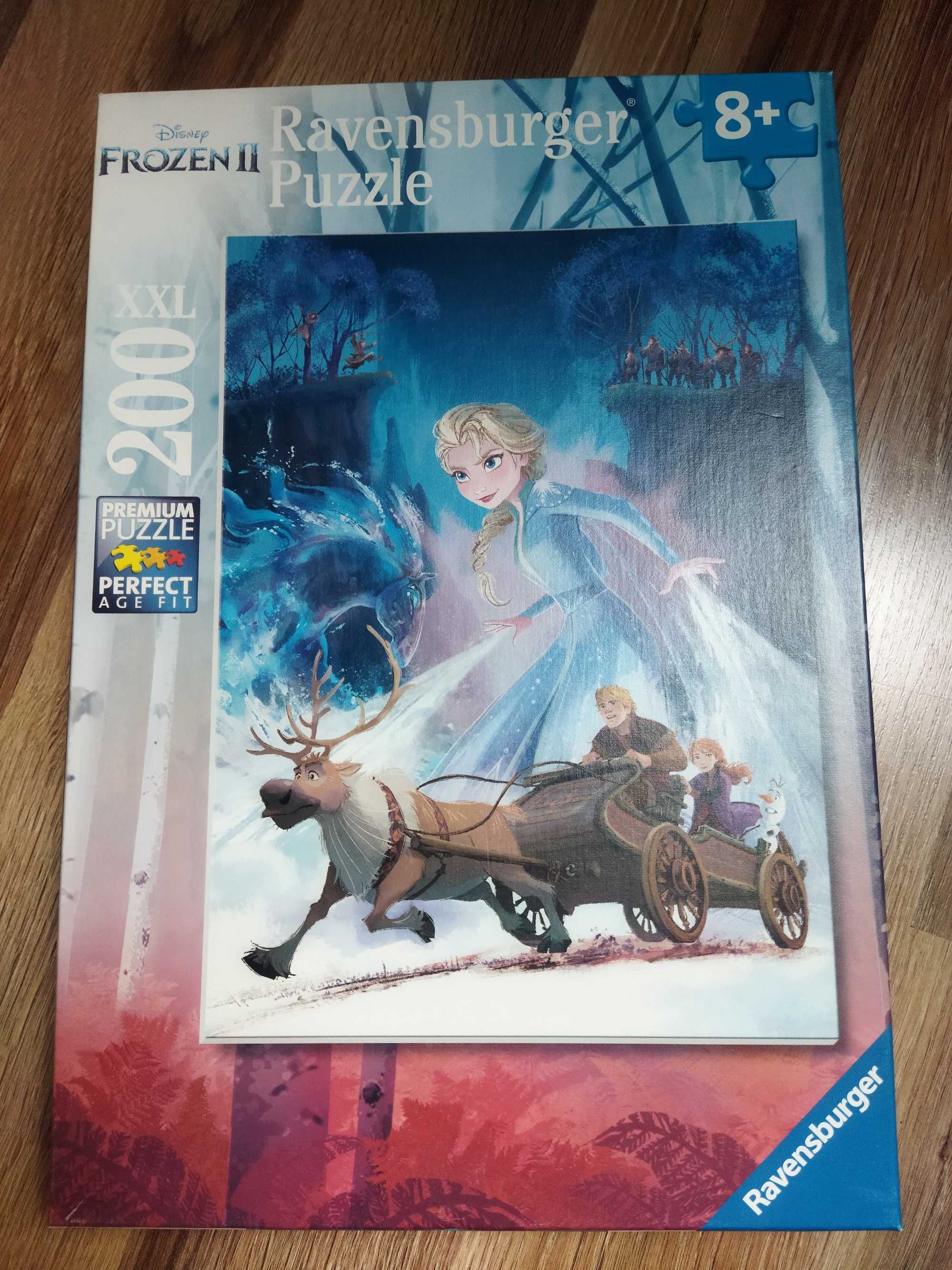 TREFL Puzzle 200 elementów FROZEN, 4 zestawy