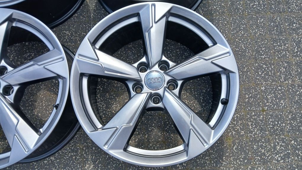 18" Audi jak Rotor 5x112 8j et39 A6 A8 oryginal Schadow Chrom A3 A4 Q5