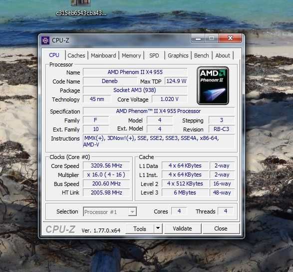 AMD Phenom II X4 955 płyta Asus M4A89GTD PRO/USB3.0 ram ddr3 16gb