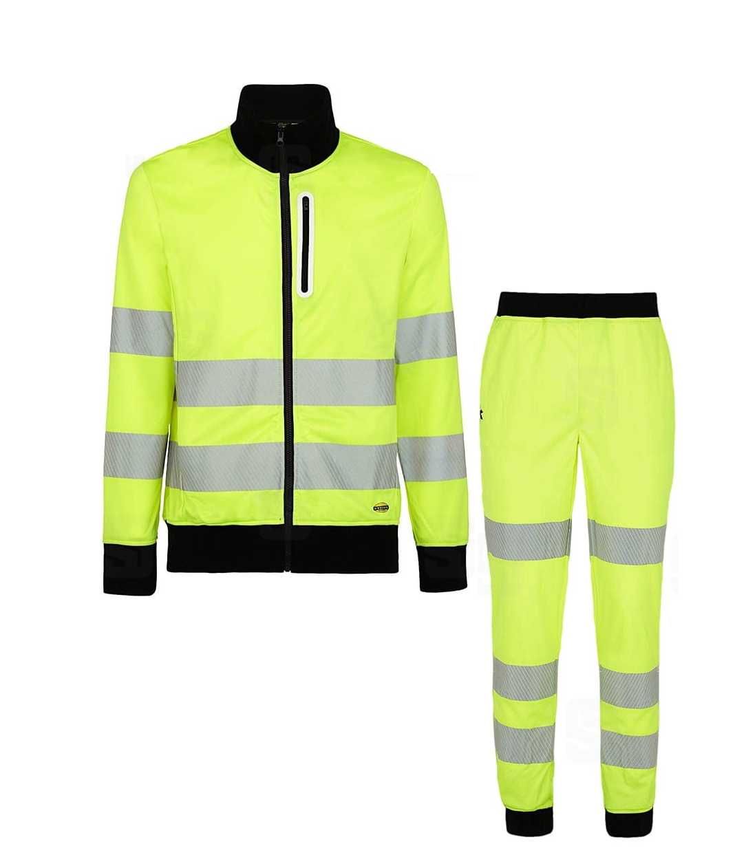 Komplet dresowy - Bluza i spodnie robocze/ odblask Diadora roz. M