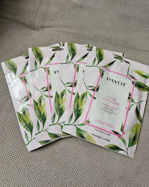 4x PAYOT Morning Mask Look Younger maska maseczka w płacie płachcie