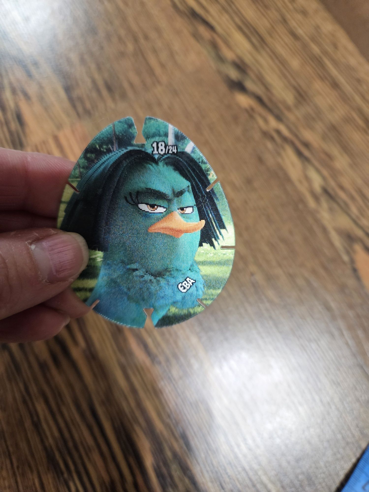 Переливающиеся картинки 5 шт Angry birds