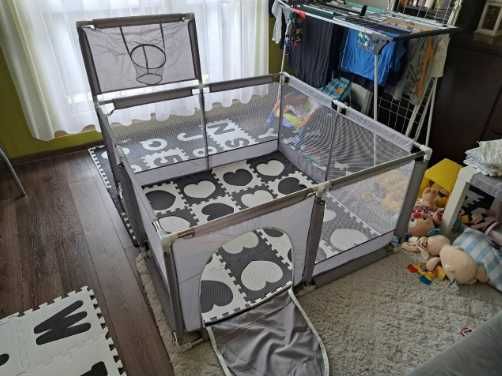 Манеж дитячий з кошиком для гри