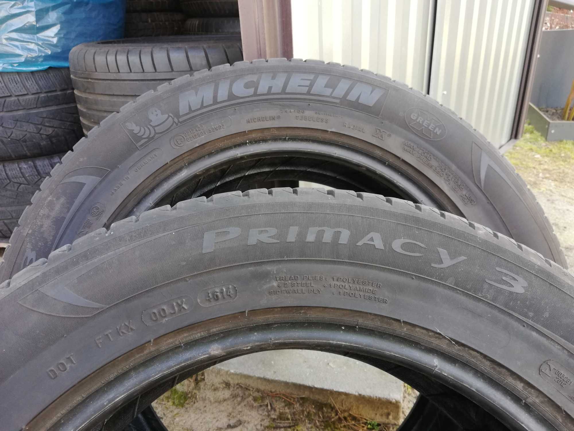 2 opony letnie Michelin 215/60R17. Bieżnik 7mm.