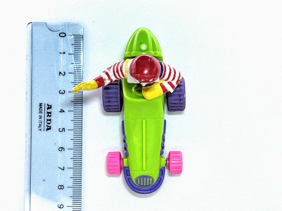 Ronald McDonald Friction Car (1992) Brinquedo Vintage Happy Meal