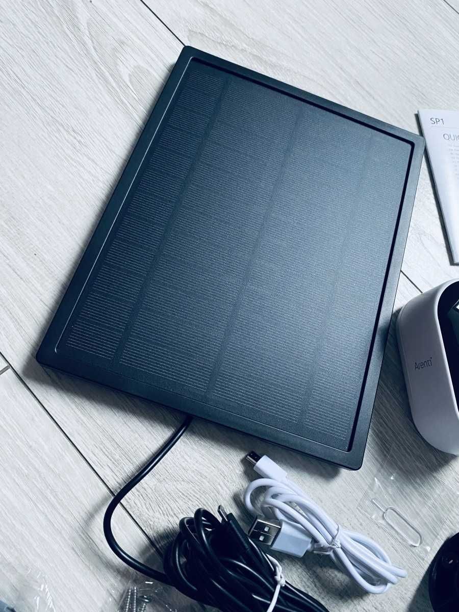 Arenti GO1 & SP1 kamera zewnętrzna bateryjna plus panel słon. wifi