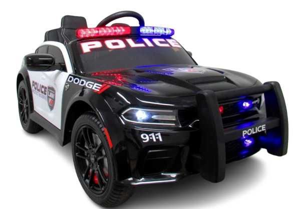 DOGE POLICE SRT Auto na akumulator EVA Skóra pilot, zdalnie sterowany.