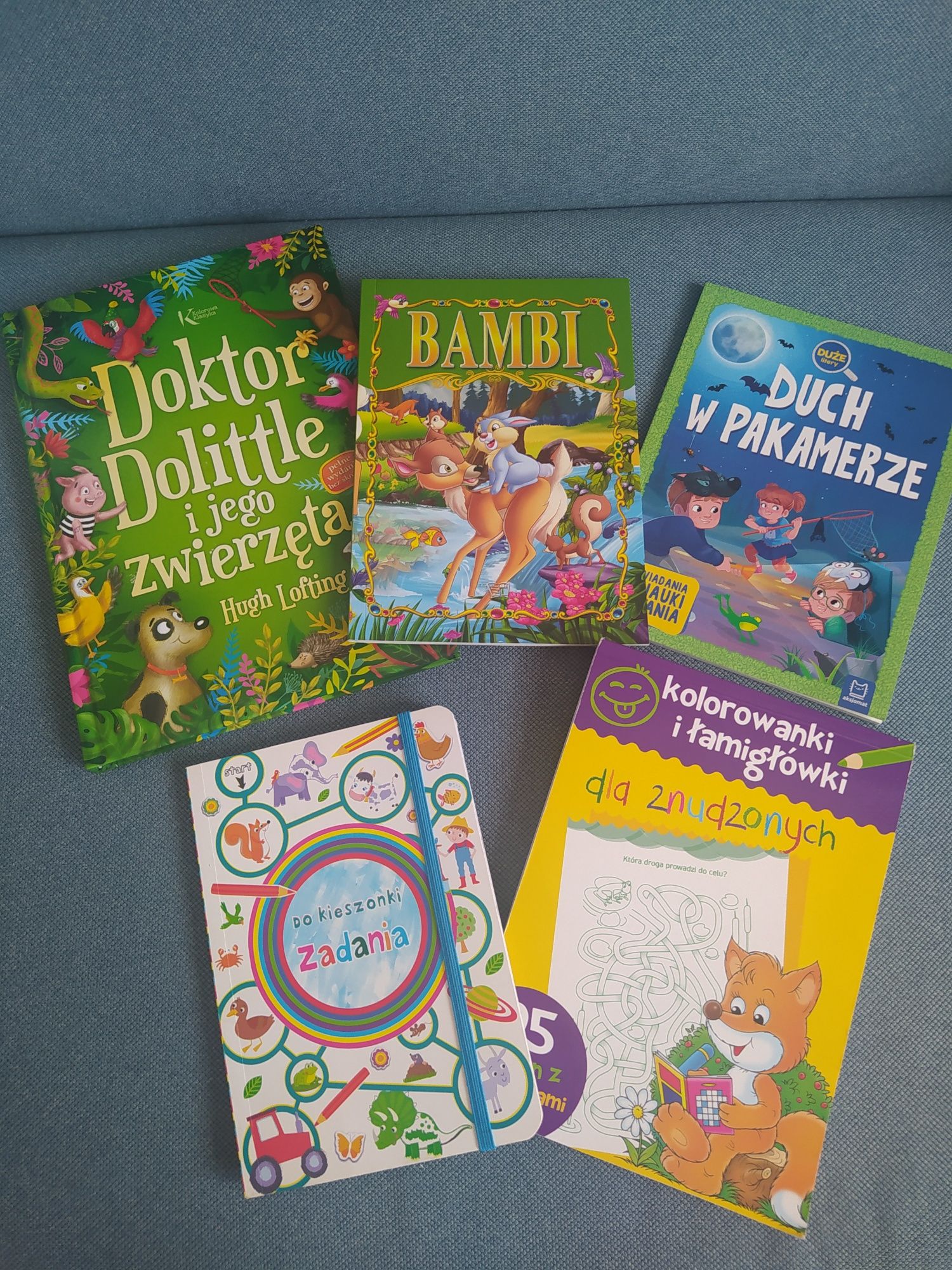 Zestaw 5 książek dla dzieci