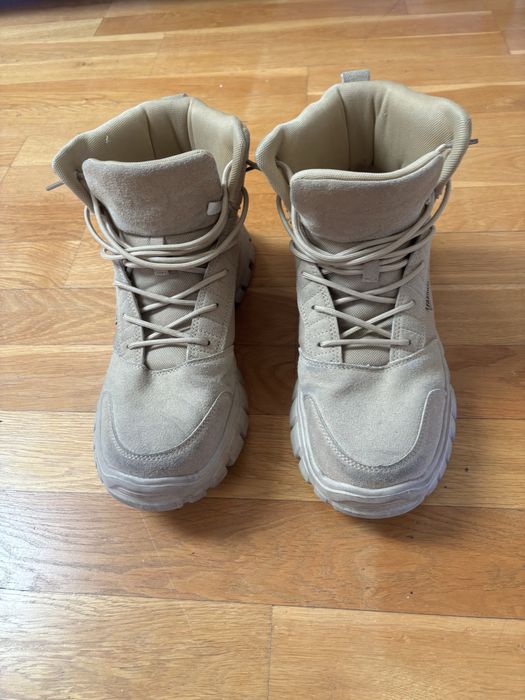 Lekkie buty trekkingowe, khaki, r. 44/45