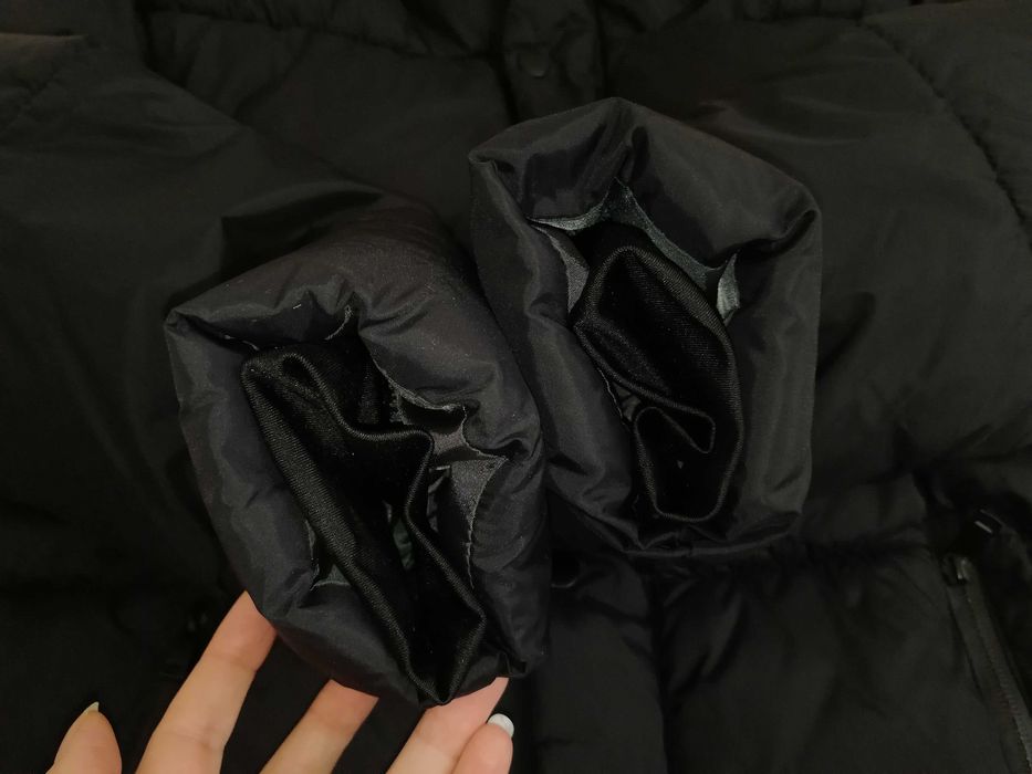 Куртка зимова чорна стильна Zara 152 см 11 - 12 років