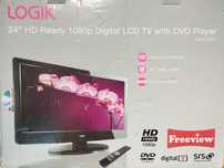 Telewizor LCD 24" z odtwarzaczem DVD