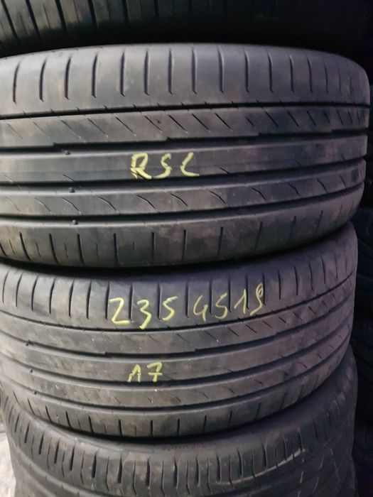 Opony Letnie-Run-Flat-R19 235/45-6.5mm-Montaż-Continental