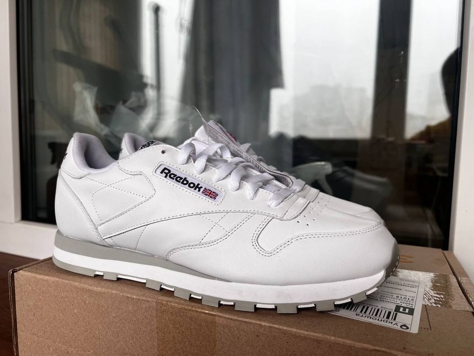 Reebok classic white leather - 44 розмір, 28.5 см