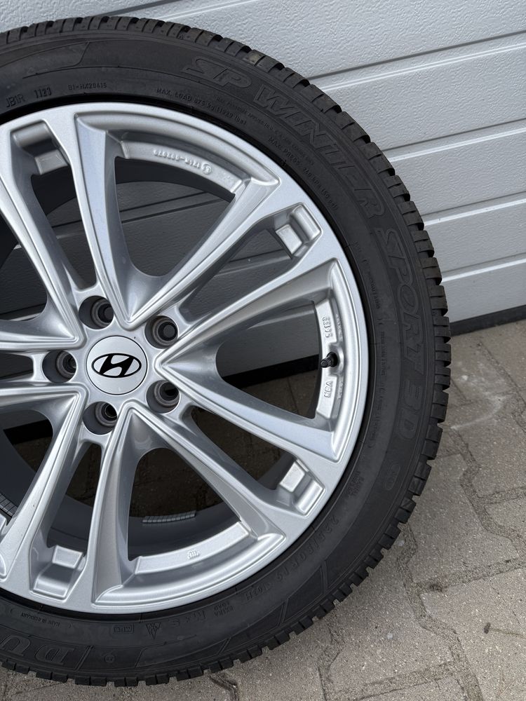 Koła zimowe 19” Hyundai Tucson Santa FE 235/50/19 Dunlop 2023R