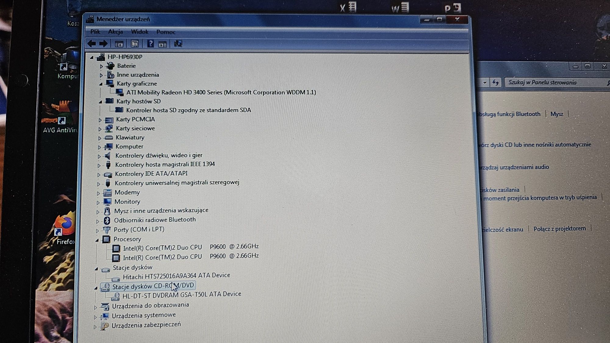 HP Elitebook 6930P + stacja dok.