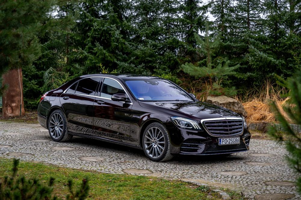 Mercedes-Benz Klasa S 400d 4-Matic / Salon PL Bezwypadkowy ASO Wersja Maybach FV Idealny