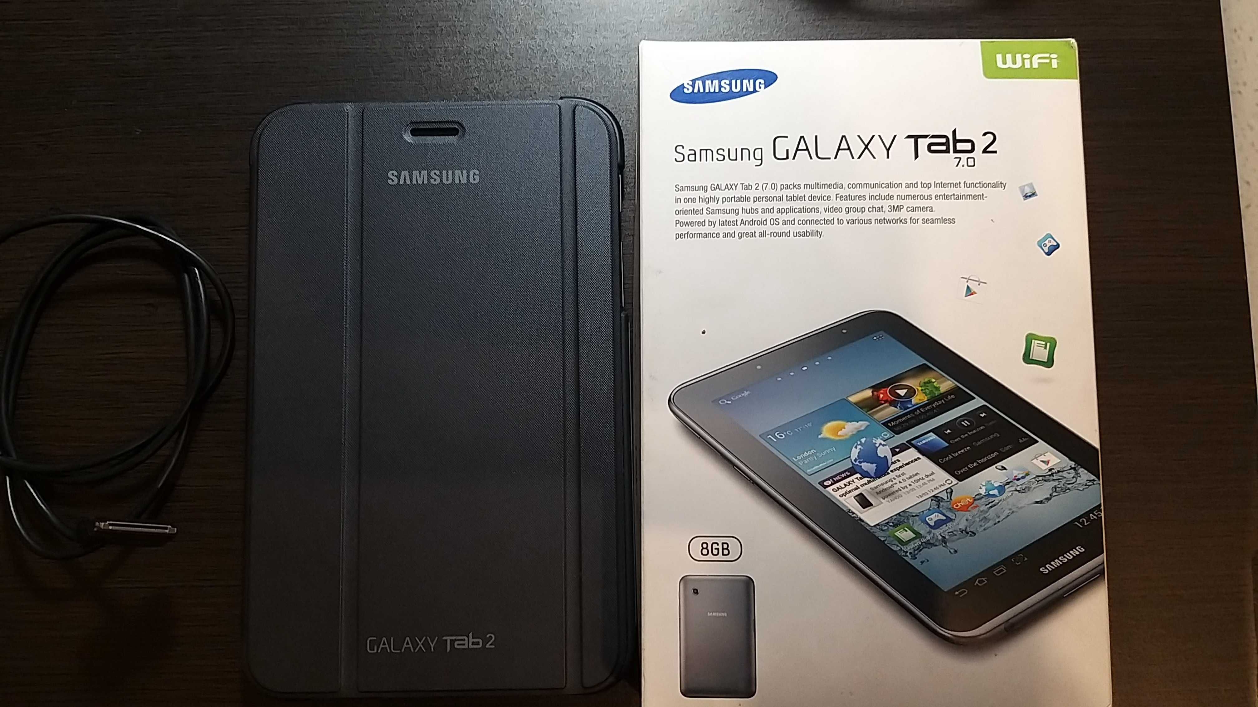 Tablet Samsung Galaxy Tab 2 7.0 folia