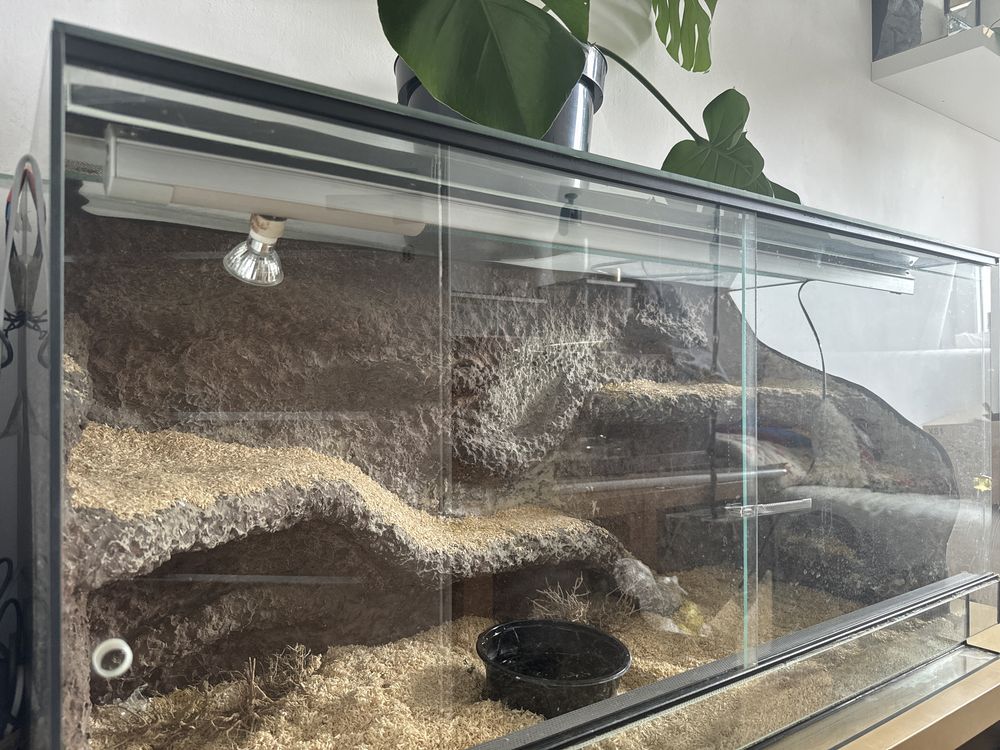 Terrarium szklane 120x60x50
