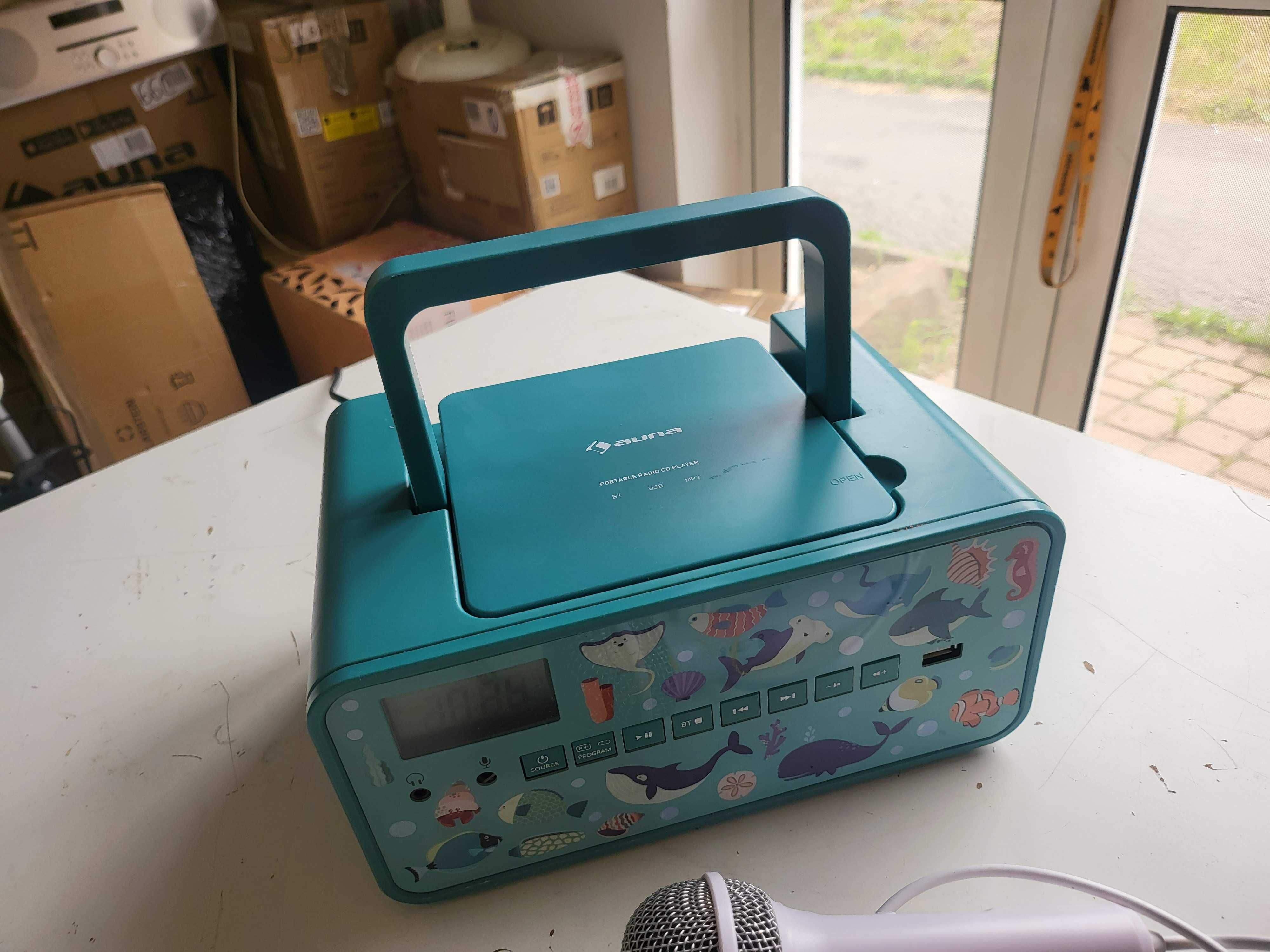 Boombox Kidsbox zwierzątka Trtkus Bluetooth /Cd,Usb 3.