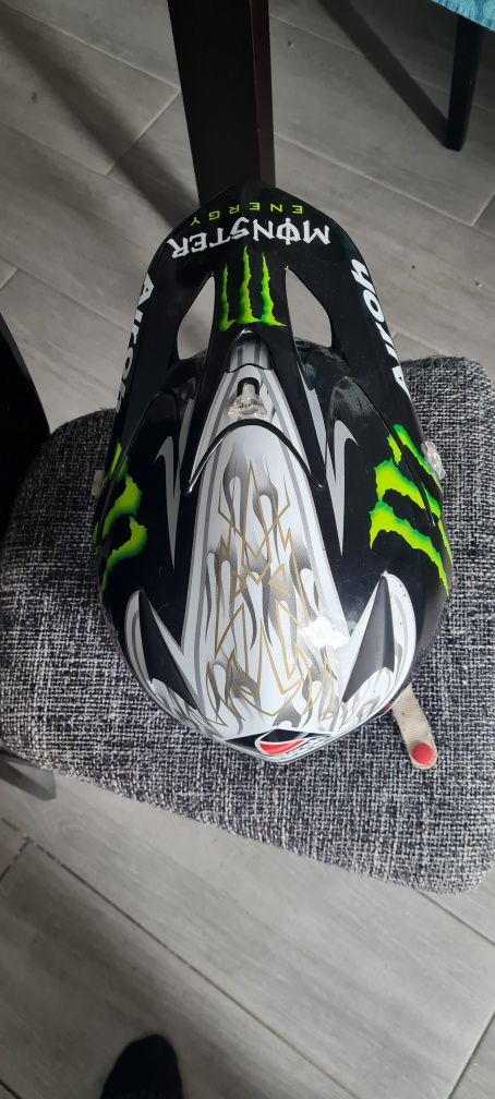 Capacete mota criança