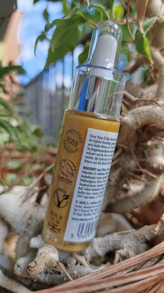 St.Moriz Prime Glow Serum samoopalające do twarzy i dekoltu hialuron
