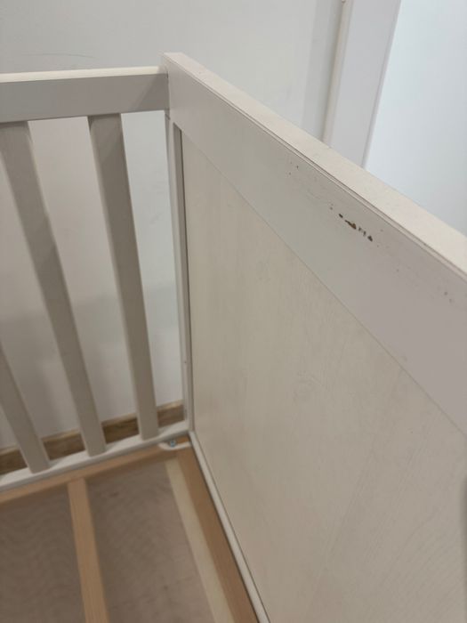Łóżeczko dziecięce 120x60 z materacem - używane