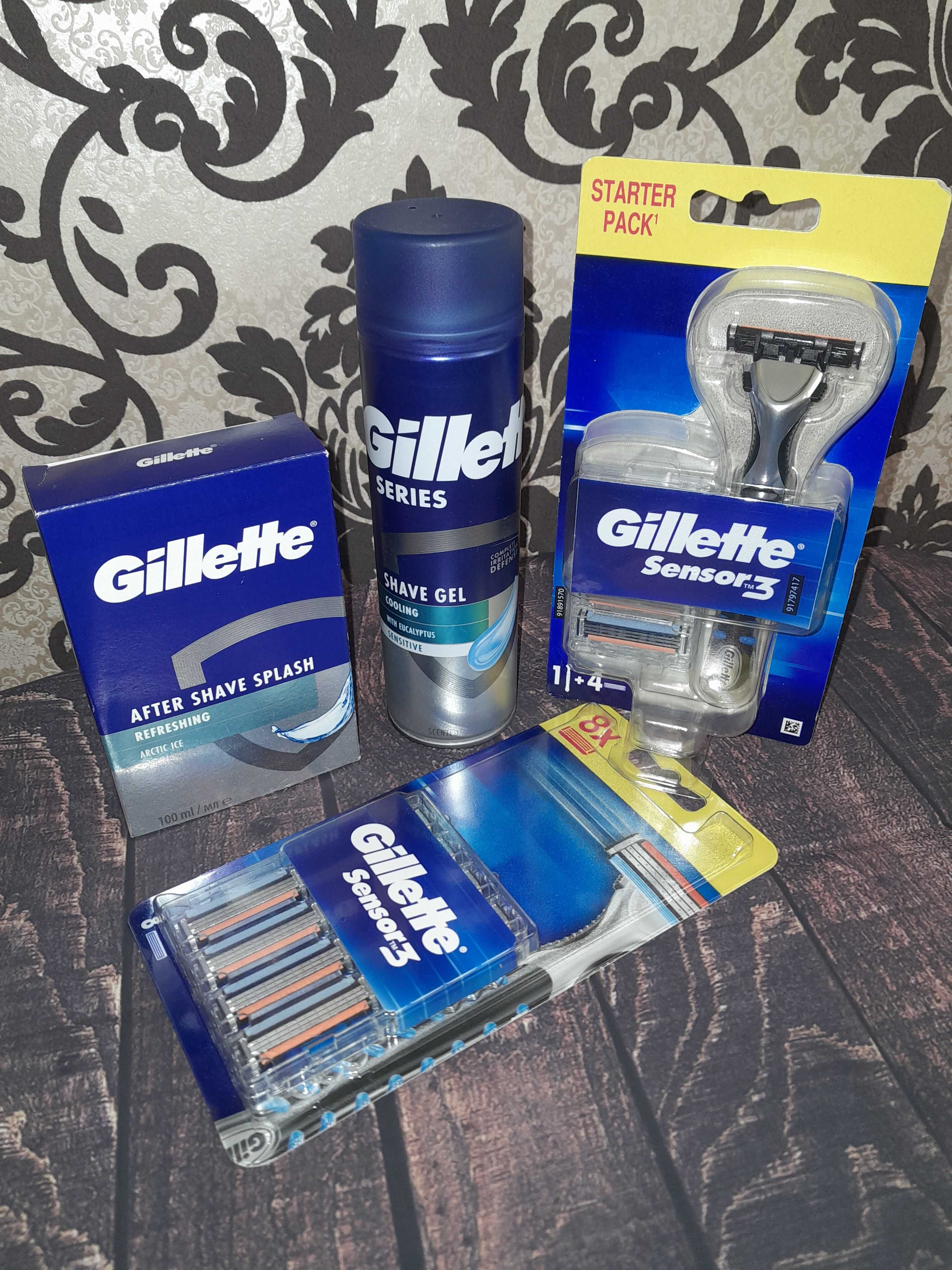 Gillette | Zestaw akcesori i kosmetyków do golenia | 12x wym. maszynka