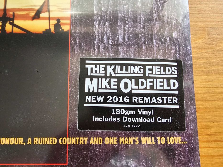Mike Oldfield The Killing Fields OST 180g LP *NOWA* 2016 Download Card