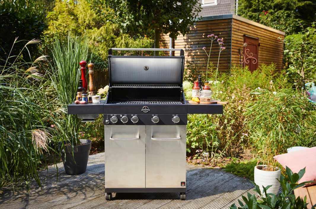 Grill gazowy Jamestown Maddox 4+1, 17,5 kW ruszt żeliwny